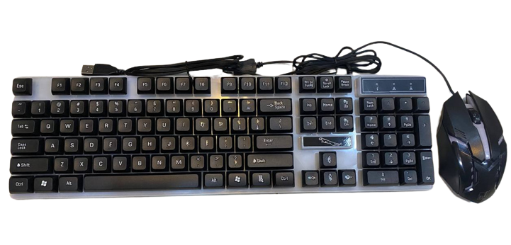 Combo Keyboard + Mouse G21B Black LED USB Giả cơ