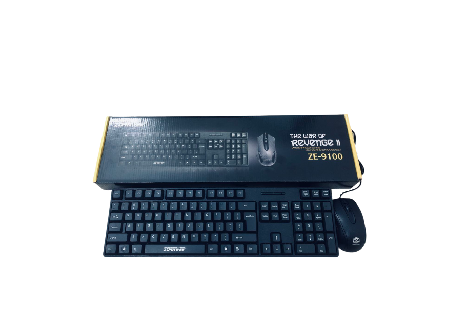 Combo Keyboard+Mouse ZOMWEE ZE-9100 USB Công ty