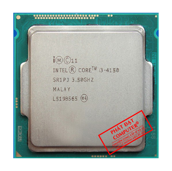 CPU SK 1150 Intel Core i3-4150 Tray (3.5GHz, 2 nhân, 4 luồng, 3MB, 54W)