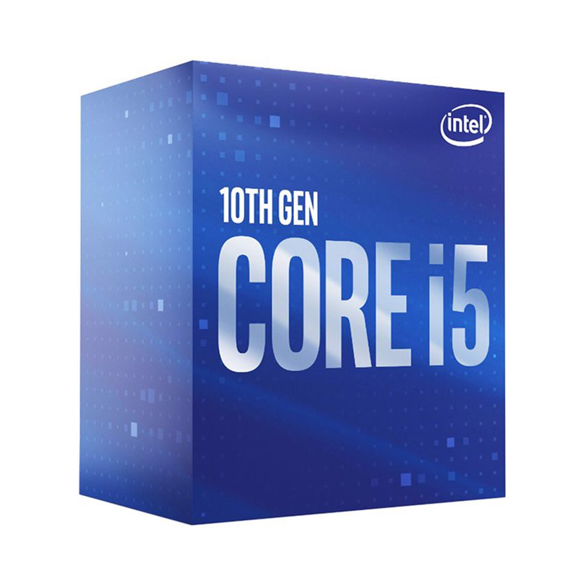 CPU SK 1200 v1 Intel Core i5-10400F Box Chính hãng (2.9GHz up to 4.3GHz, 6 nhân, 12 luồng, 12MB, 65W, dùng VGA)