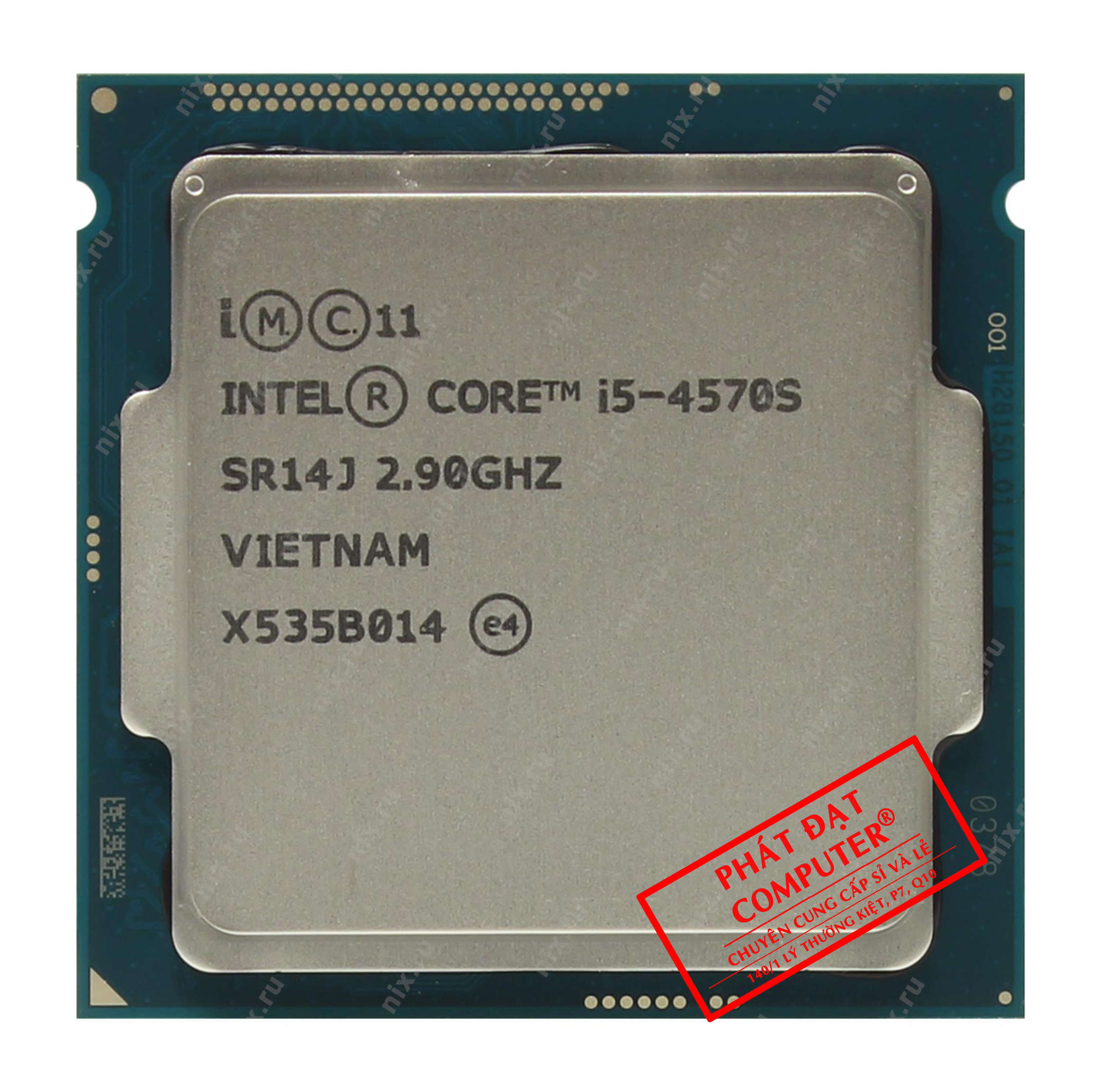 CPU SK 1150 Intel Core i5-4570s Tray (2.9GHz up to 3.6GHz, 4 nhân, 4 luồng, 6MB, 65W)