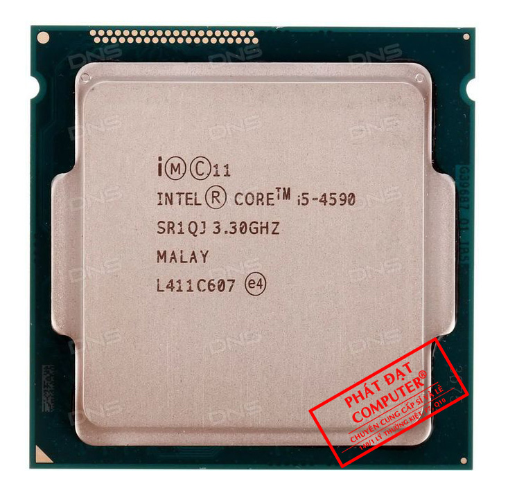 CPU SK 1150 Intel Core i5-4590 Tray (3.3GHz up to 3.4GHz, 4 nhân, 4 luồng, 6MB, 84W)