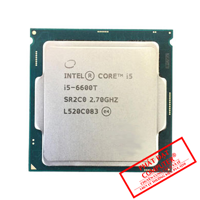 CPU SK 1151v1 Intel Core i5-6600T Tray (2.7GHz up to 3.5GHz, 4 nhân, 4 luồng, 6MB, 35W)