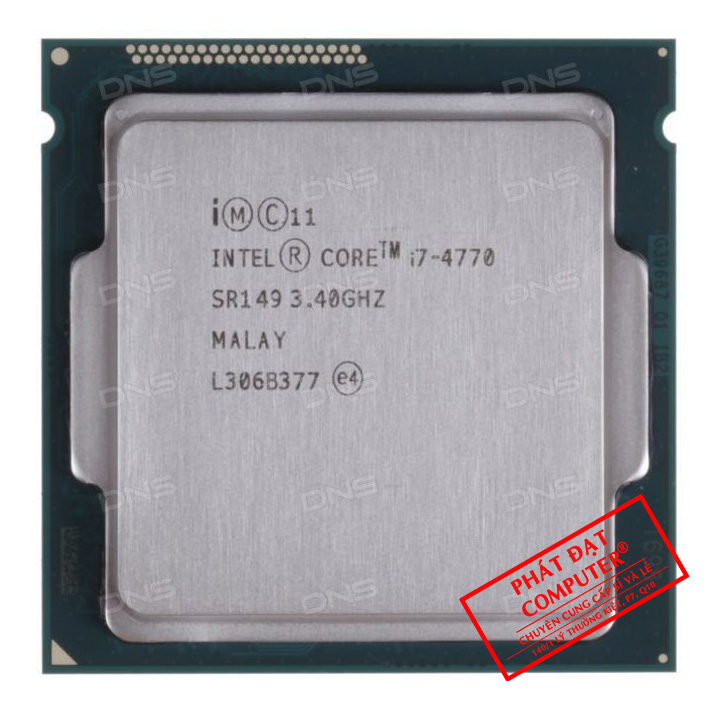 CPU SK 1150 Intel Core i7-4770 Tray (3.4GHz up to 3.9GHz, 4 nhân, 8 luồng, 8MB, 84W)