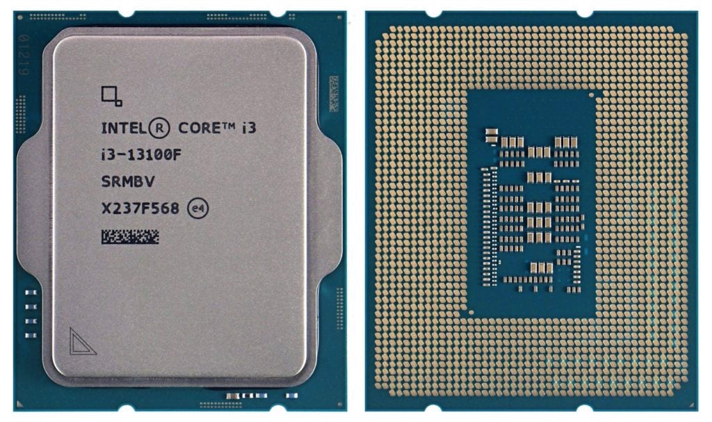 CPU SK 1700 v2 Intel Core i3-13100F Tray (Phải dùng card VGA, 3.4GHz up to 4.5GHz, 4 nhân, 8 luồng, 12MB, 58W)