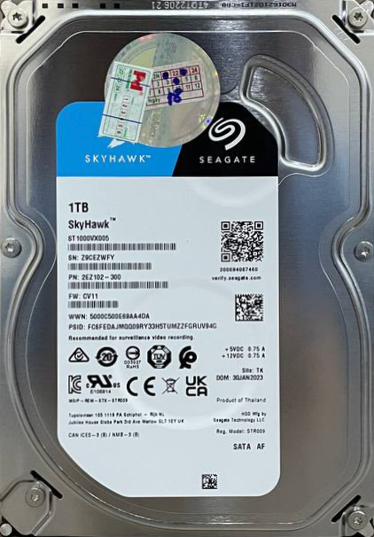 HDD PC SEAGATE 1T SkyHawk Chính hãng Thùy Linh (5900 RPM)