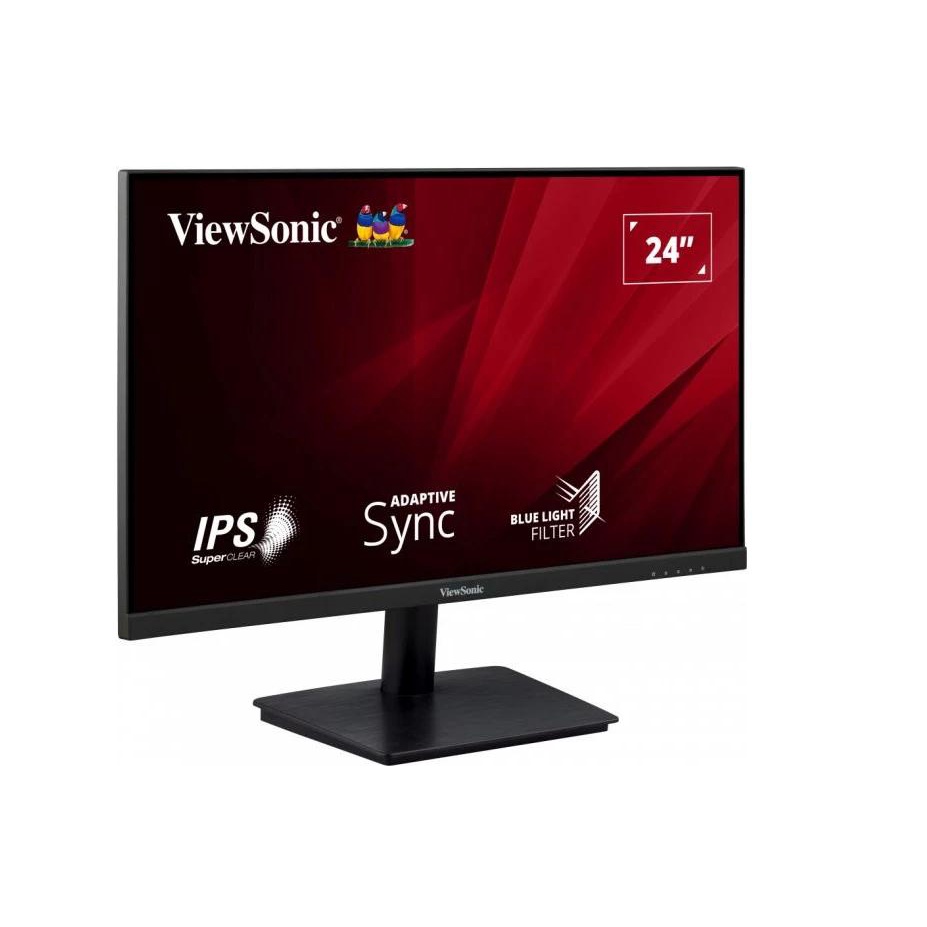 LCD 23.6” ViewSonic VA2409-H Chính hãng (IPS - VGA, HDMI, 1920x1080, 75Hz, 3 cạnh viền mỏng, Kèm cable HDMI, Treo tường, Chuyên đồ họa)