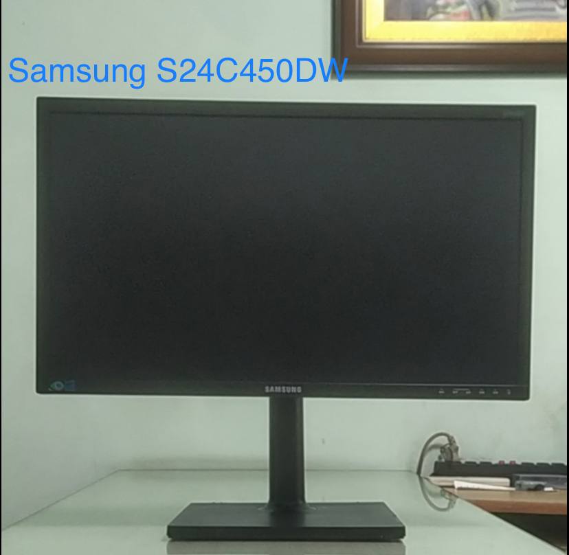 LCD RN 24' SAMSUNG S24C450DW Wide Cũ NoBox (TN - VGA, DVI 24+1, DP, 1920x1200, 60Hz, Treo tường, Kèm chân, Ko kèm phụ kiện)