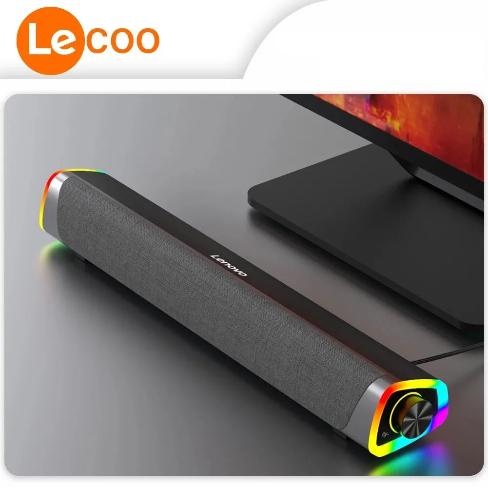 Loa Bluetooth LECOO DS101BT SoundBar Chính hãng (6W, v5.0, Led RGB, Nguồn DC 5V)