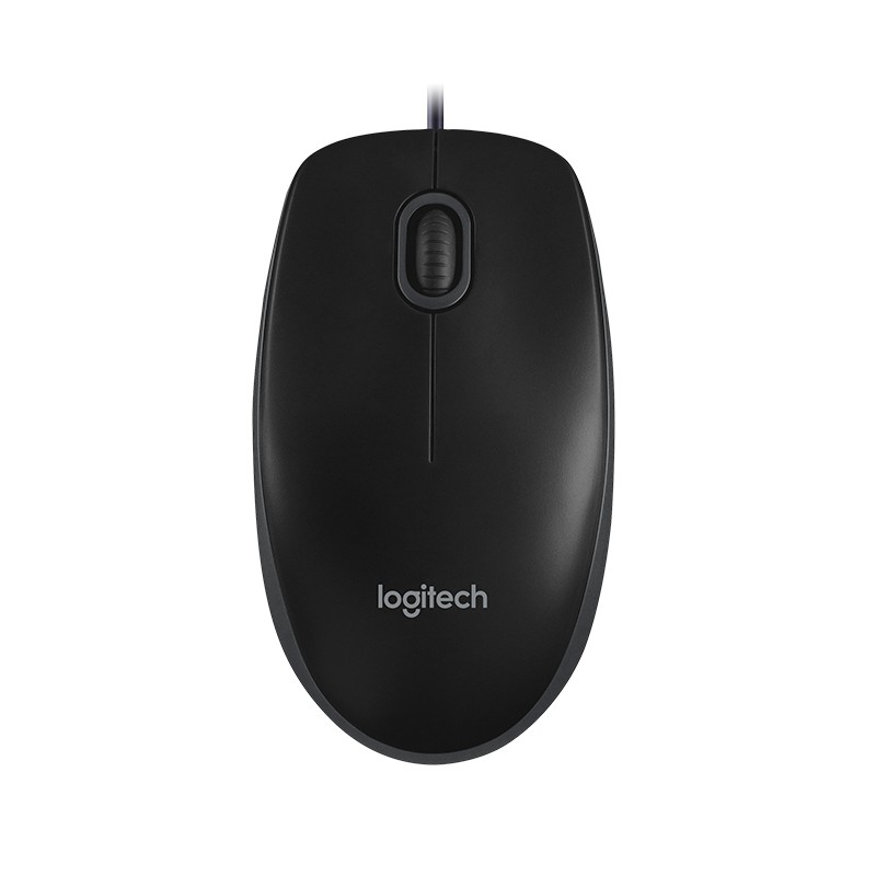 Mouse có dây LOGITECH B100 USB Chính hãng (Dây dài 1m8)