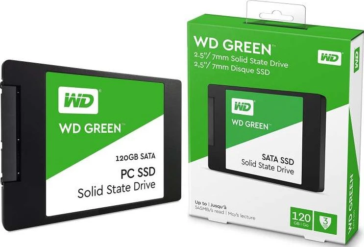 SSD 120G Western Digital Green Sata 3 Công ty