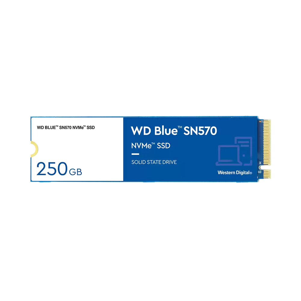 SSD M.2 PCIe 250G WESTERN DIGITAL BLUE SN570 NVMe Gen3x4 Chính hãng (WD S250G3B0C)