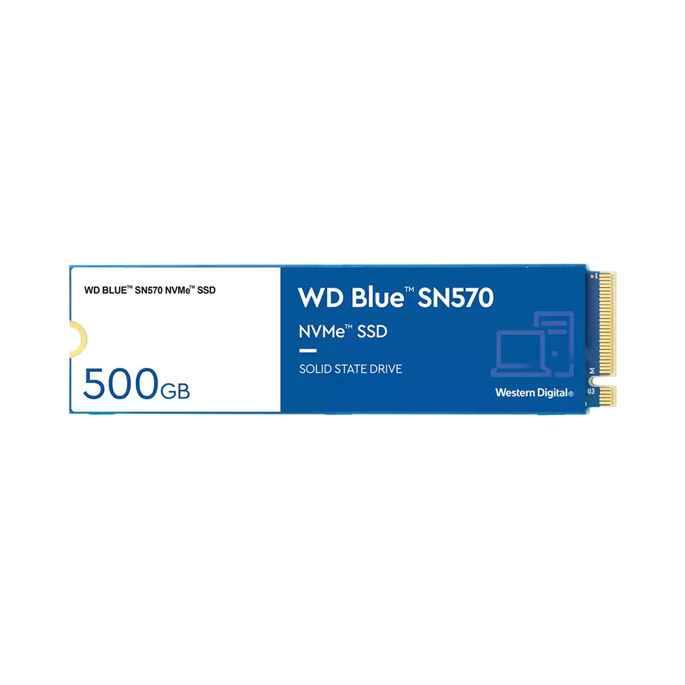 SSD M.2 PCIe 500G WESTERN DIGITAL BLUE SN570 NVMe Gen3x4 Chính hãng (WD S500G3B0C)