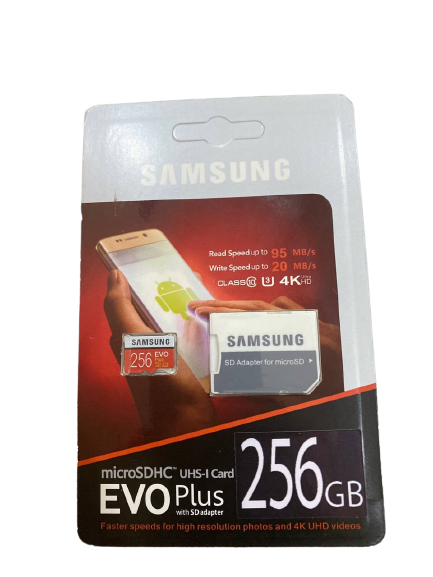 Thẻ nhớ MicroSD 256G SAMSUNG EVO Plus Box Class10