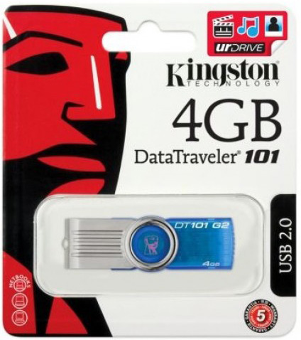 USB 2.0 4G KINGSTON Tem FPT (Format được NTFS, chép file dung lượng lớn)