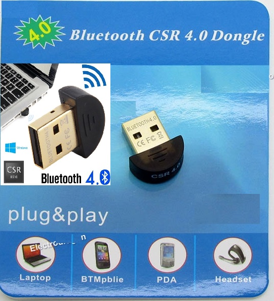 USB Bluetooth Nano CSR 4.0 (Dùng cho PC, Windows)
