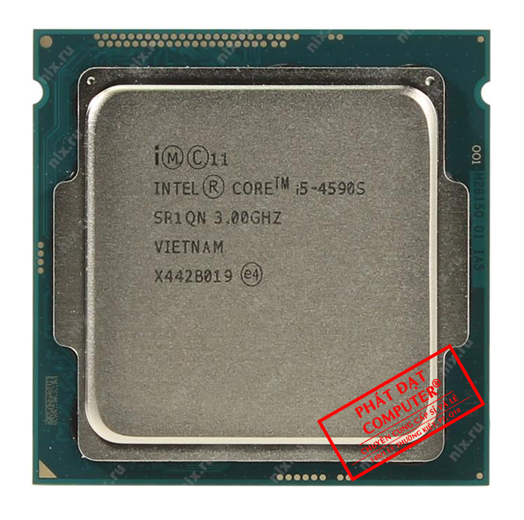 CPU SK 1150 Intel Core i5-4590S Tray (3.0GHz up to 3.7GHz, 4 nhân, 4 luồng, 6MB, 65W)