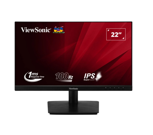 LCD 21.5' ViewSonic VA2209-H Chính hãng (IPS - VGA, HDMI, 1920x1080, 100Hz, 3 cạnh viền mỏng, Kèm cáp HDMI, Treo tường)