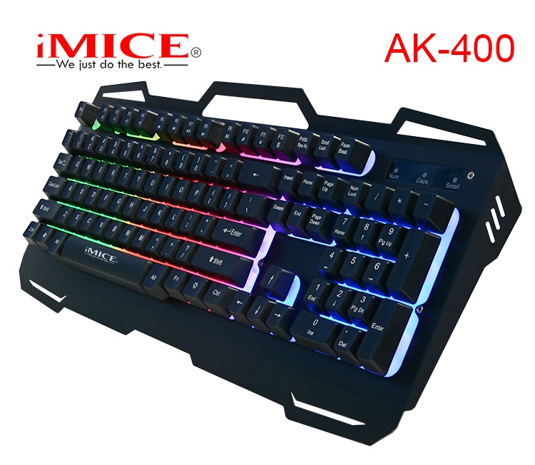 Keyboard IMICE AK400 USB Chính hãng (Giả cơ, Chuyên Game, LED)