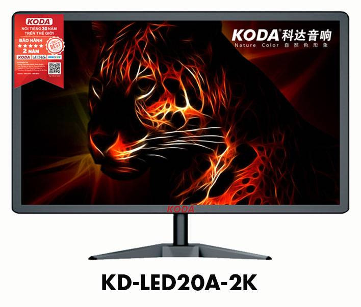 LCD 19.1' KODA KD-LED20A-2K Chính hãng (LED - VGA, HDMI, 1400x900, 60Hz, Kèm cáp VGA)(THAY THẾ CHO GLW19, L190A   TẠM HẾT)