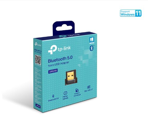 USB Bluetooth Nano TP-Link UB500 v5.0 Chính hãng (Dùng cho PC Windows) THAY THẾ CHO T/H MH6284