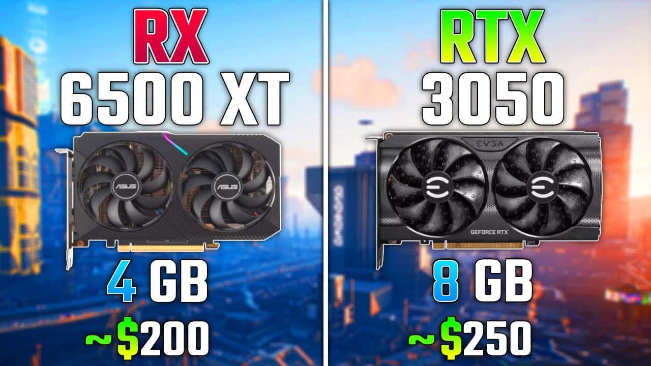 So Sánh AMD RX 6500 XT Và NVIDIA RTX 3050: Đã Tìm Ra Vị Vua Tầm Trung ?