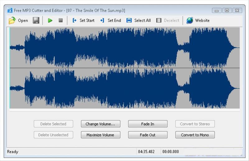 Free MP3 Cutter and Editor - Phần Mềm Cho Phép Chỉnh Sửa, Cắt Ghép Nhạc Mp3