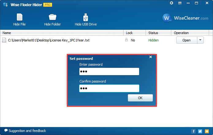 Wise Folder Hider – Phần Mềm Đảm Bảo Tính Bảo Mật Cho Thư Mục Trên Máy Tính