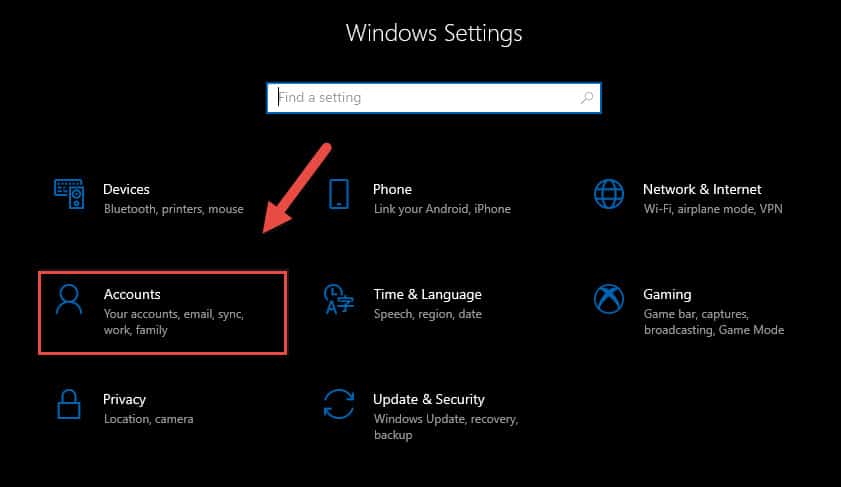 Đổi Mật Khẩu Máy Tính Windows 10 Bằng Settings