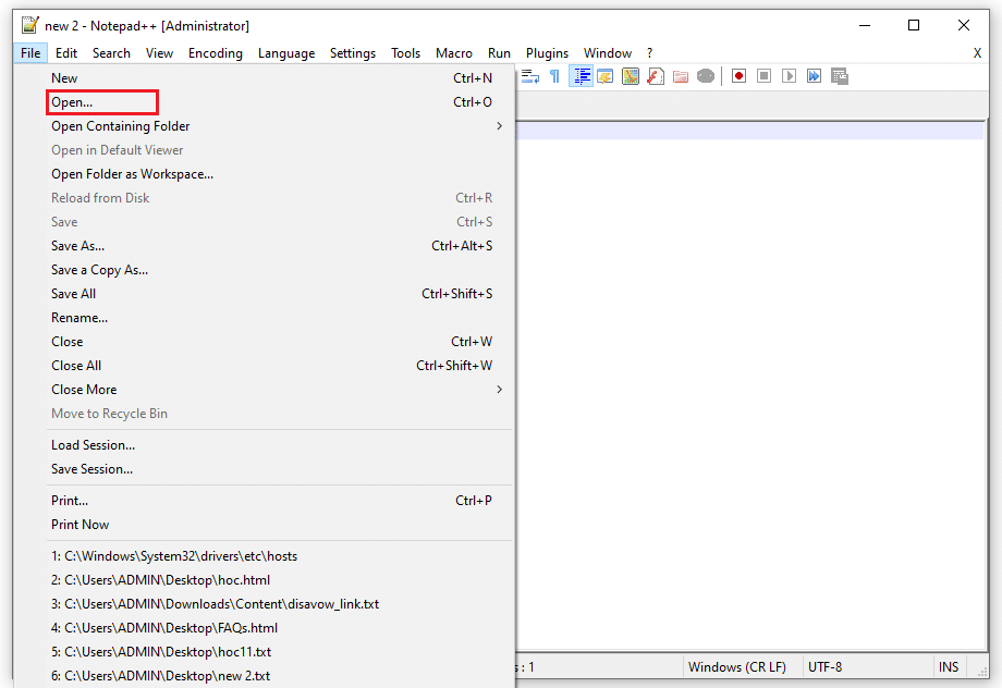 Cách Chỉnh Sửa File Host Trên Win 10, 7