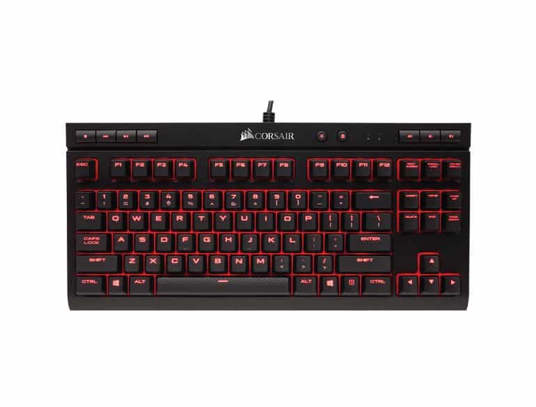 Bàn phím Corsair K63 Wireless - Mx Red - Blue led