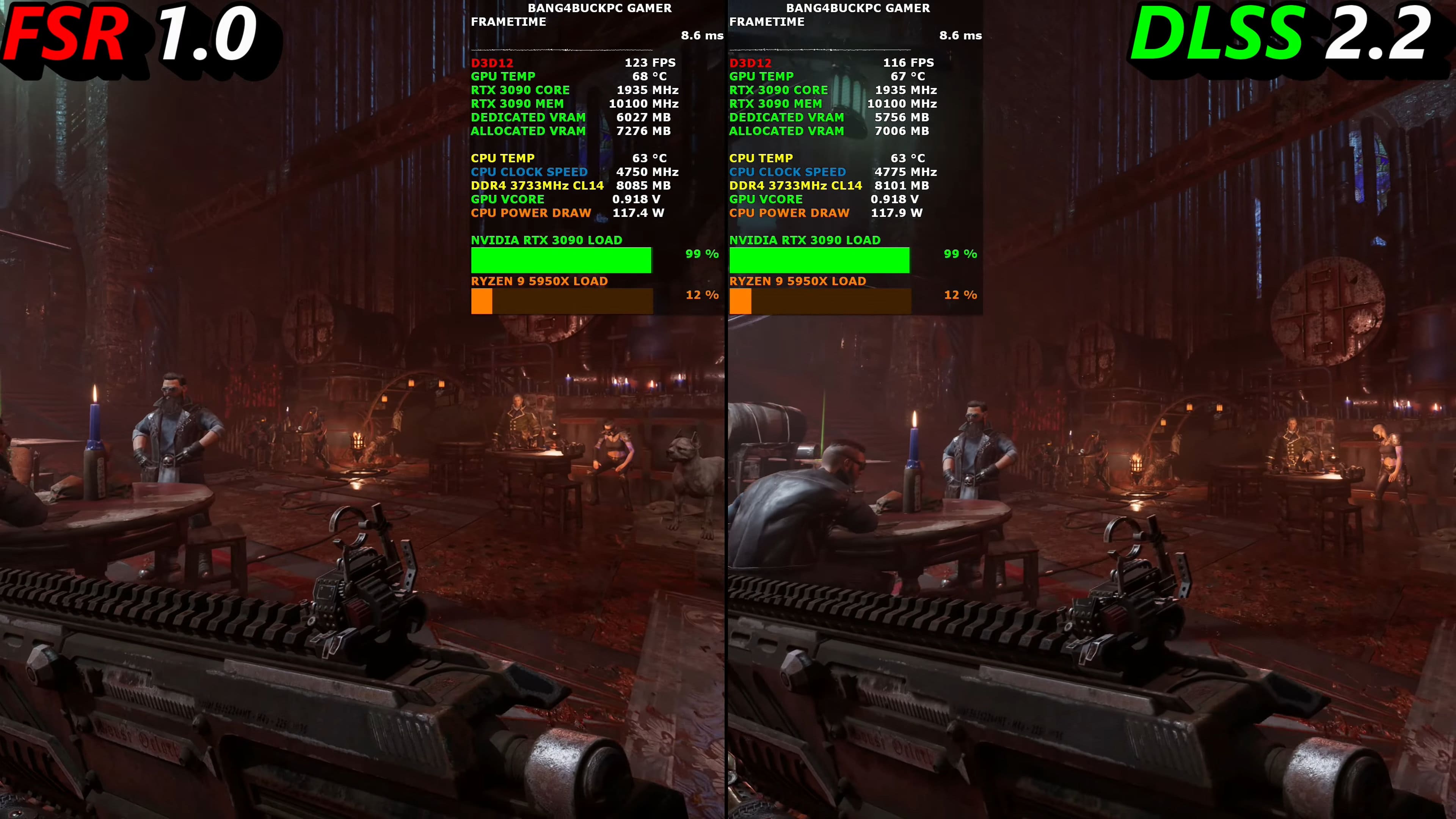 AMD FSR và NVIDIA DLSS