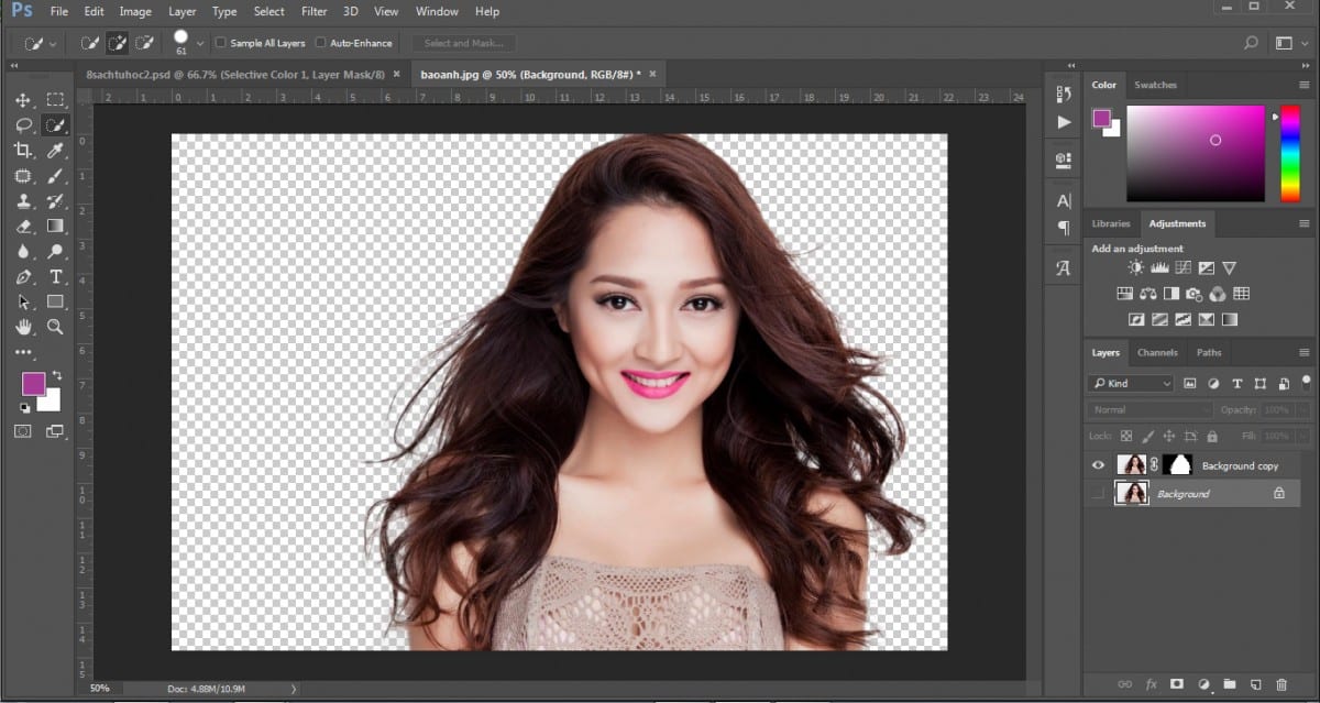 Tách Tóc Khỏi Nền Trong Photoshop Không Khó Như Bạn Nghĩ