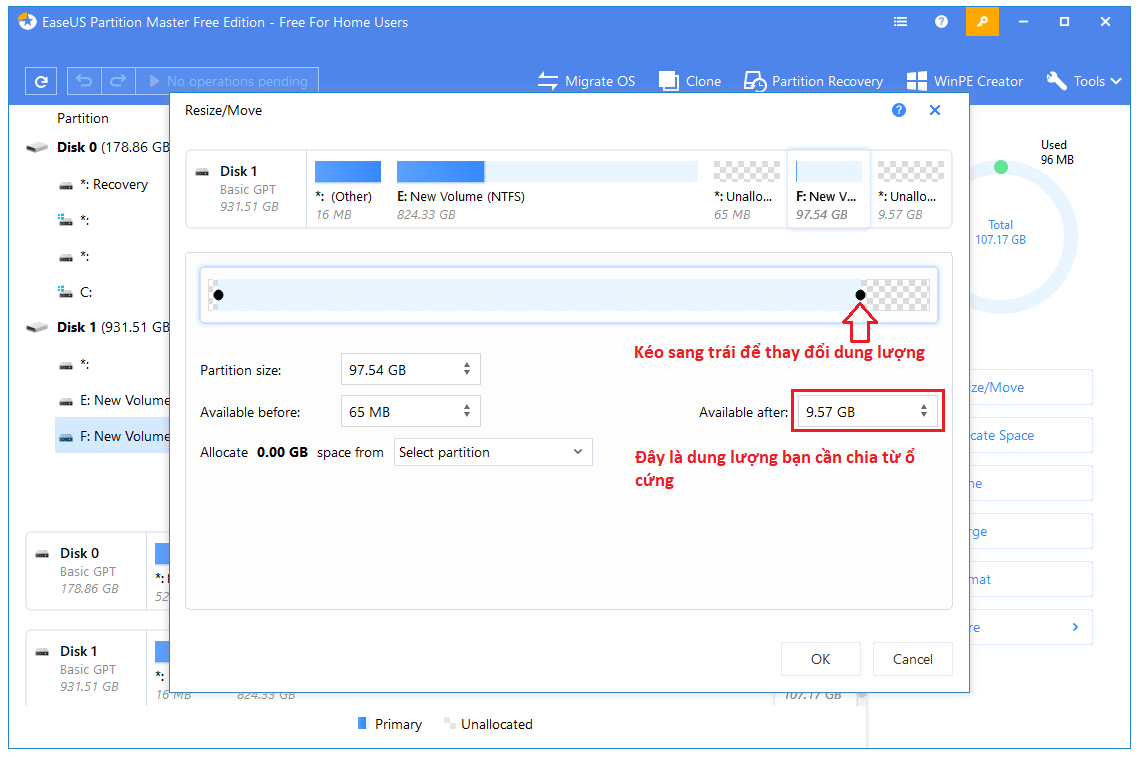 Cách Chia Ổ Cứng Không Mất Dữ Liệu Trên Windows