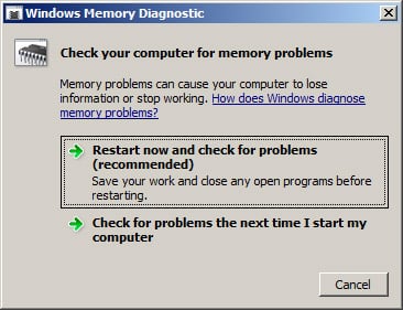 Windows Memory Diagnostic