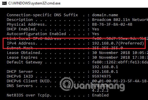 Địa chỉ IP