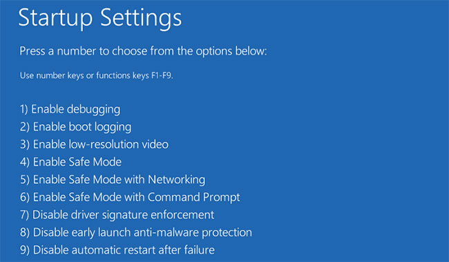 Cập nhật Windows trong Safe Mode