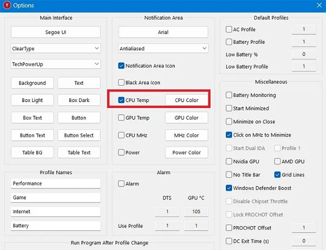 Sử dụng Throttlestop để kiểm tra nhiệt độ CPU