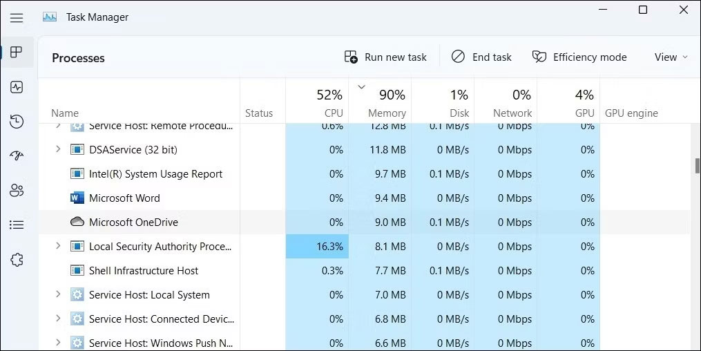 Đóng chương trình bằng Task Manager