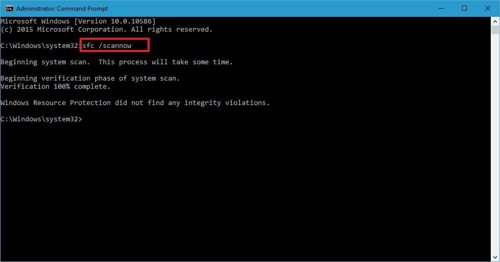 Nhập lệnh vào Command Prompt