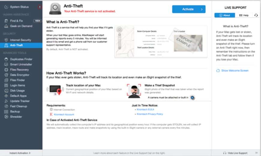 Anti-theft
