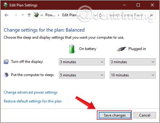 bat-tat-sleep-tren-windows-10-10 Lưu thay đổi mới cho chế độ Sleep