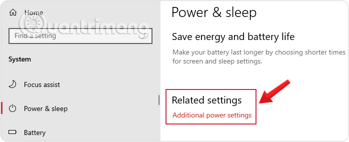 bat-tat-sleep-tren-windows-10-7 Chọn Additional Power Settings để mở Power Options Windows 10