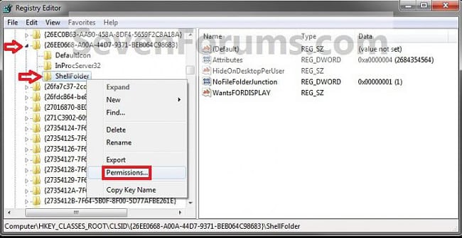 Thêm hoặc gỡ bỏ Control Panel từ Navigation Pane trên Windows 7