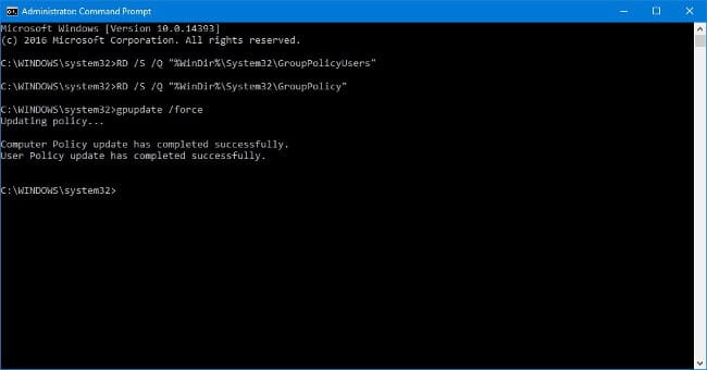 Sử dụng Command Prompt