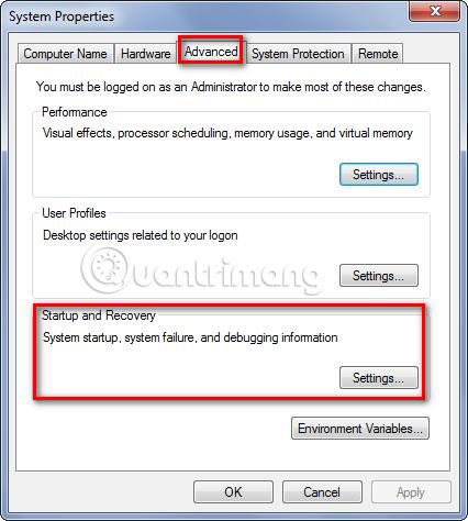 Advanced Settings