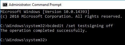 Sau khi cài đặt xong driver, bước tiếp theo bạn cần làm là tắt chế độ Test Mode đi