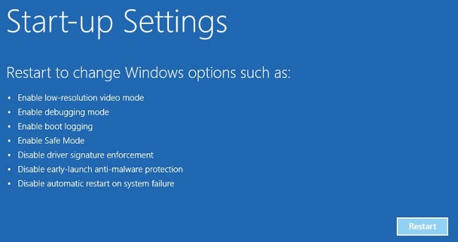 Nhiệm vụ của bạn chỉ cần click chọn nút Restart để tiếp tục
