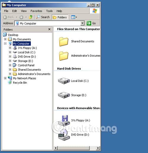 Cách chia ổ đĩa Windows XP