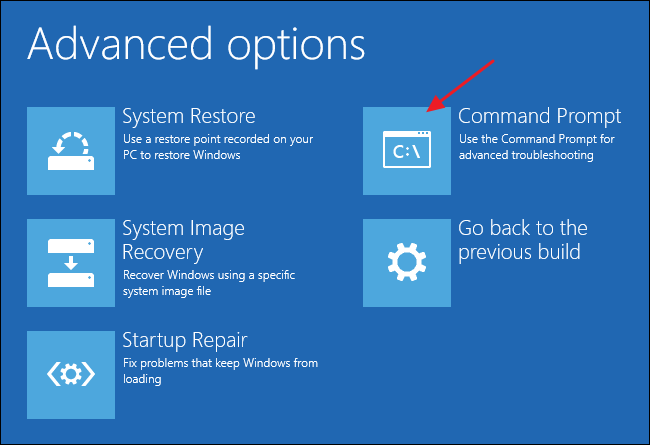 Chọn Command Prompt